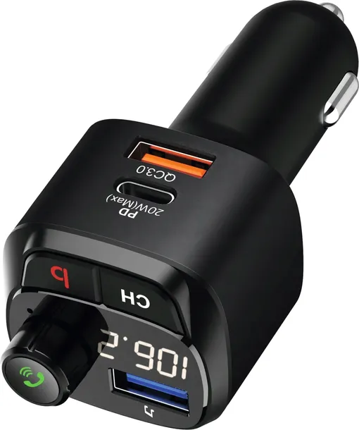 transmiter-fm-ladowarka-bluetooth-bt-usb-typ-c-digicar-200-bt-zrodlo-sygnalu-bluetooth-karta-pamieci-usb