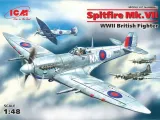 spitfire-mk-vii-wwii-british-fighter-1-48-marka-icm-okres-ii-wojna-swiatowa