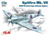 spitfire-mk-vii-wwii-british-fighter-1-48-marka-icm-stan-nowy