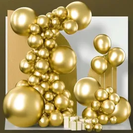 metaliczne-zlote-balony-partywoo-100-szt-rozne-rozmiary-gold-g101