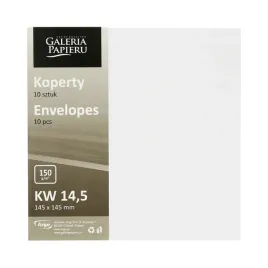 koperta-gladki-bialy-145mm-x145mm-10kopert