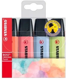 pisak-zakreslacz-stabilo-boss-original-zestaw-4-kolorow-pastelowych