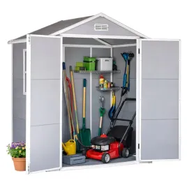 domek-narzedziowy-hesler-6044-plastikowy-schowek-ogrodowy-z-oknem