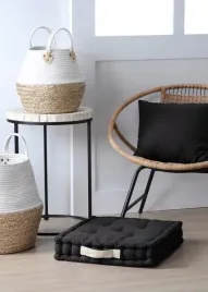 poduszka-podlogowa-duo-45x45-cm-czarna-siedzisko-pufa-bawelna-boho-gruba