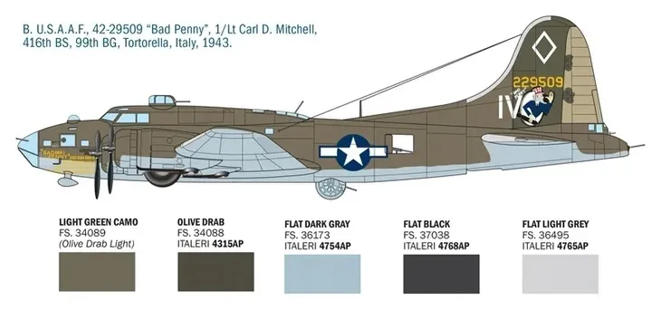1-72-model-bombowca-b-17f-flying-fortress-memphis-belle-bad-penny-stan-nowy