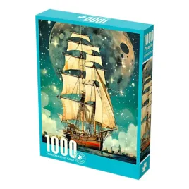 zabawka-puzzle-1000-elementow-zaglowiec-i-ksiezyc-magiczna-nocna-sceneria