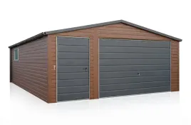 garaz-blaszany-45x6-m-drewnopodobny-brama-uchylna-grafit-profil