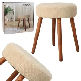 taboret-tapicerowany-kremowy-35x35xh45-cm-drewniany-stolek-brazowy
