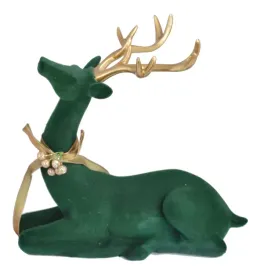 renifer-lezacy-zielony-zamszowy-ciezki-ozdoba-swiateczna-dekoracja