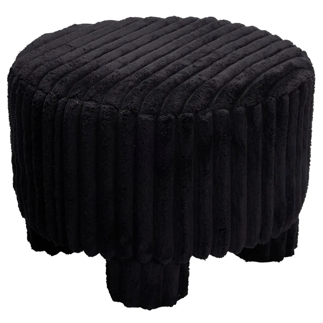 taboret-tapicerowany-czarny-sztruks-40x40x29-cm-prazkowana-pufa-czarna