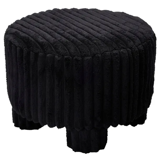 taboret-tapicerowany-czarny-sztruks-40x40x29-cm-prazkowana-pufa-czarna-marka-koopman