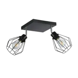 candellux-lampa-wiszaca-loftowa-led-e27-czarna-klosz-krata-2x35w