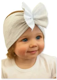 opaska-turban-dziewzeca-profilowana-r34-38-wiosna-jesien-0-6-m-szary-melanz