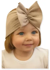 opaska-turban-dziewzeca-profilowana-r-34-38-wiosna-jesien-0-6-m-cappuccino
