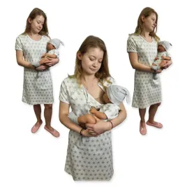 koszula-do-karmienia-nocna-krotki-rekaw-rozpinana-roz-xs-body-62-gwiazdy