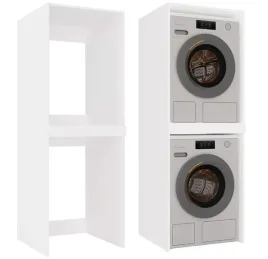 szafka-lazienkowa-na-pralke-i-suszarke-slupek-regal-pola-twin-biala