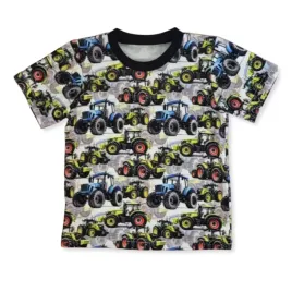 bluzka-146-t-shirt-krotki-rekaw-dla-chlopca-bawelna-100percent-druk-traktor