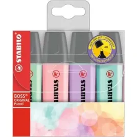 zakreslacze-stabilo-boss-pastel-4-kolory-boss-original