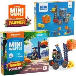 marioinex-klocki-waffle-mini-farmer-wozek-widlowy-z-dynia-50-elementow