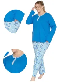 pizama-damska-w-kwiatki-niebieska-komplet-z-dlugim-rekawem-xl