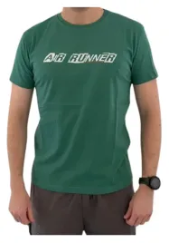 koszulka-meska-t-shirt-zielony-krotki-rekaw-air-runner-napis-xl