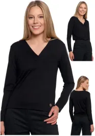 elegancka-bluzka-damska-z-ozdobnym-dekoltem-v-i-dlugim-rekawem-czarna-s