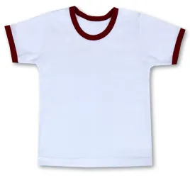 biala-bluzka-68-tshirt-bawelniany-z-bordowa-lamowka-koszulka-krotki-rekawek