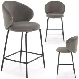 hoker-metalowy-tapicerowany-krzeslo-barowe-niskie-loft-szary-czarny-h121