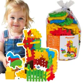 marioinex-wafle-klocki-konstrukcyjne-mlyn-50-el-figurki-zwierzat