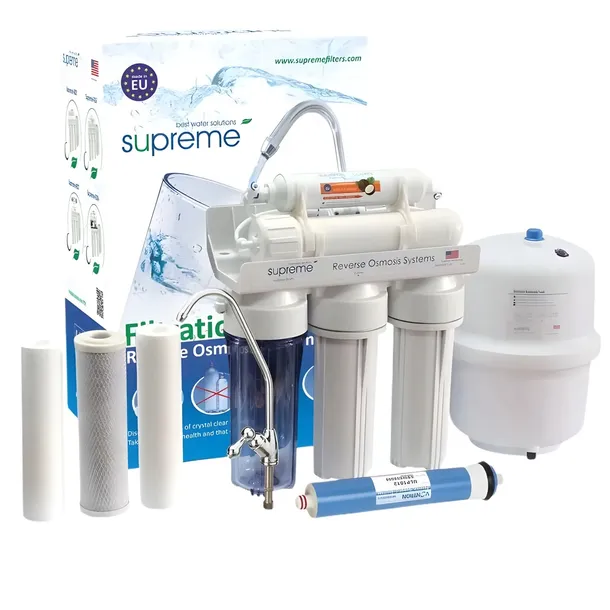 Filtr Wody System Odwróconej Osmozy SUPREME RO5 5-Stopni Pod Zlew