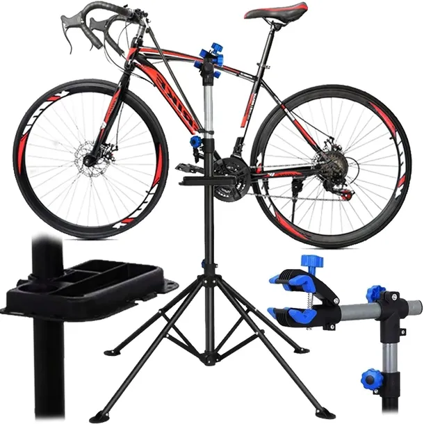 SERWISOWY STATYW STOJAK ROWEROWY STOJAK WIESZAK Na Rower UCHWYT 30kg ZACISK