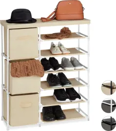 regal-polka-na-buty-komoda-tekstylna-3-szuflady