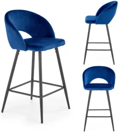 hoker-tapicerowany-krzeslo-barowe-wysokie-stolek-h-96-granatowy-czarny-loft