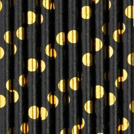 slomki-papierowe-czarne-w-zlote-kropki-10-szt-jednorazowe-na-urodziny