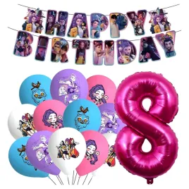 balony-na-urodziny-huntrix-kpop-demon-hunters-baner-happy-birthday-cyfra-8