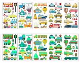 tatuaze-dla-dzieci-swiecace-zmywalne-dzieciece-samochody-5-szt