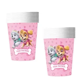 kubki-psi-patrol-skye-everest-papierowe-eko-10-szt-zestaw-na-urodziny
