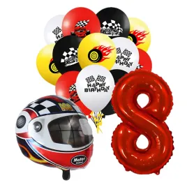 balony-na-urodziny-kask-motor-cyfra-8-czerwona-duzy-zestaw-balonow-na-hel