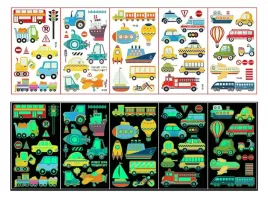 tatuaze-dla-dzieci-swiecace-zmywalne-dzieciece-samochody-5-szt