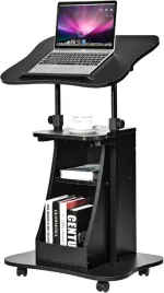 biurko-stolik-na-laptopa-regulowana-wysokosc-regal-z-polkami-do-biura-salon