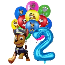 balony-na-urodziny-psi-patrol-zestaw-balonow-chase-47-cm-cyfra-2-na-hel