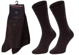 tommy-hilfiger-skarpety-skarpetki-dlugie-2-pary-brazowe-r-39-42