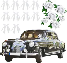 dekoracje-ozdoby-slubne-sztuczne-kwiaty-roze-i-motyle-na-przyssawki-tasmy