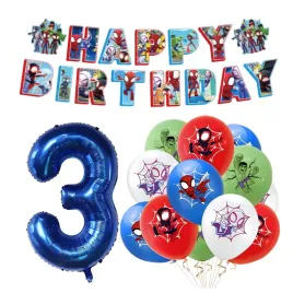 balony-urodzinowe-pajak-spider-baner-happy-birthday-cyfra-3-granatowa