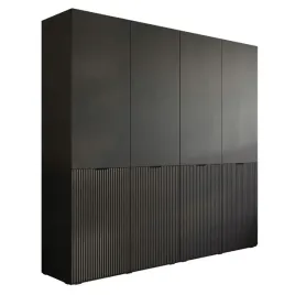 szafa-uchylna-sandbox-modern-200-czarny-grafit-oswietlenie-led