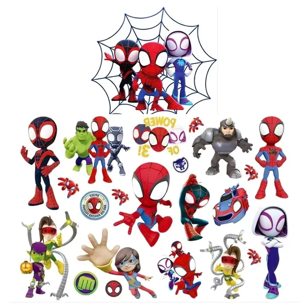 Tatuaże dla dzieci zmywalne dziecięce Spider człowiek pająk H2