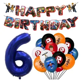 balony-roblox-na-urodziny-baner-happy-birthday-cyfra-6-granatowa-dekoracja