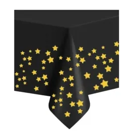 cerata-obrus-czarny-na-stol-jednorazowy-zlote-gwiazdki-137x274-foliowy-duzy