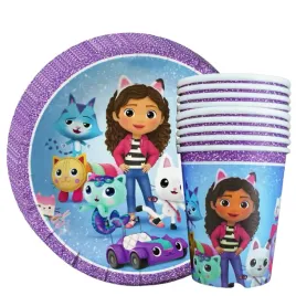 zestaw-talerzyki-kubki-papierowe-koci-domek-gabi-na-urodziny-20-szt