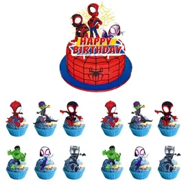 topper-na-tort-spidey-toper-na-babeczki-spider-toppery-na-urodziny-13-sztuk